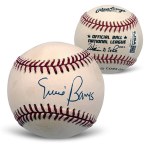 Ernie Banks Autographed Chicago Cubs Baseball JSA CR47445
