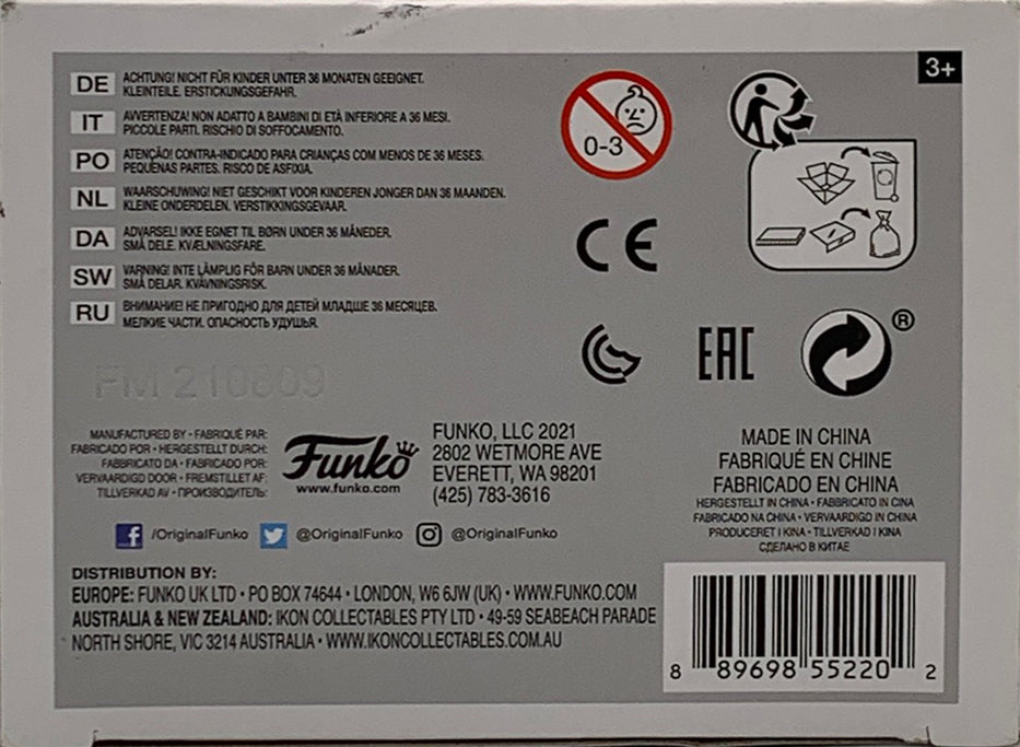 Julius Erving Autographed New Jersey Nets Signed Basketball Funko Pop 107 JSA COA Damaged-Powers Sports Memorabilia