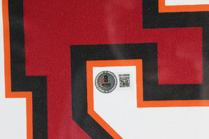 Mike Evans Autographed Tampa Bay Buccaneers Signed Nike Game Football Framed Jersey Beckett COA-Powers Sports Memorabilia