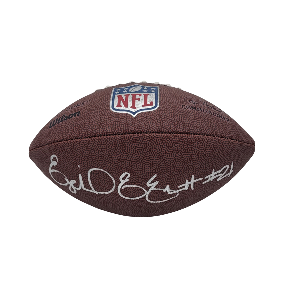 Ezekiel Elliott Signed Dallas Cowboys Duke Replica Football | - Beckett-Powers Sports Memorabilia