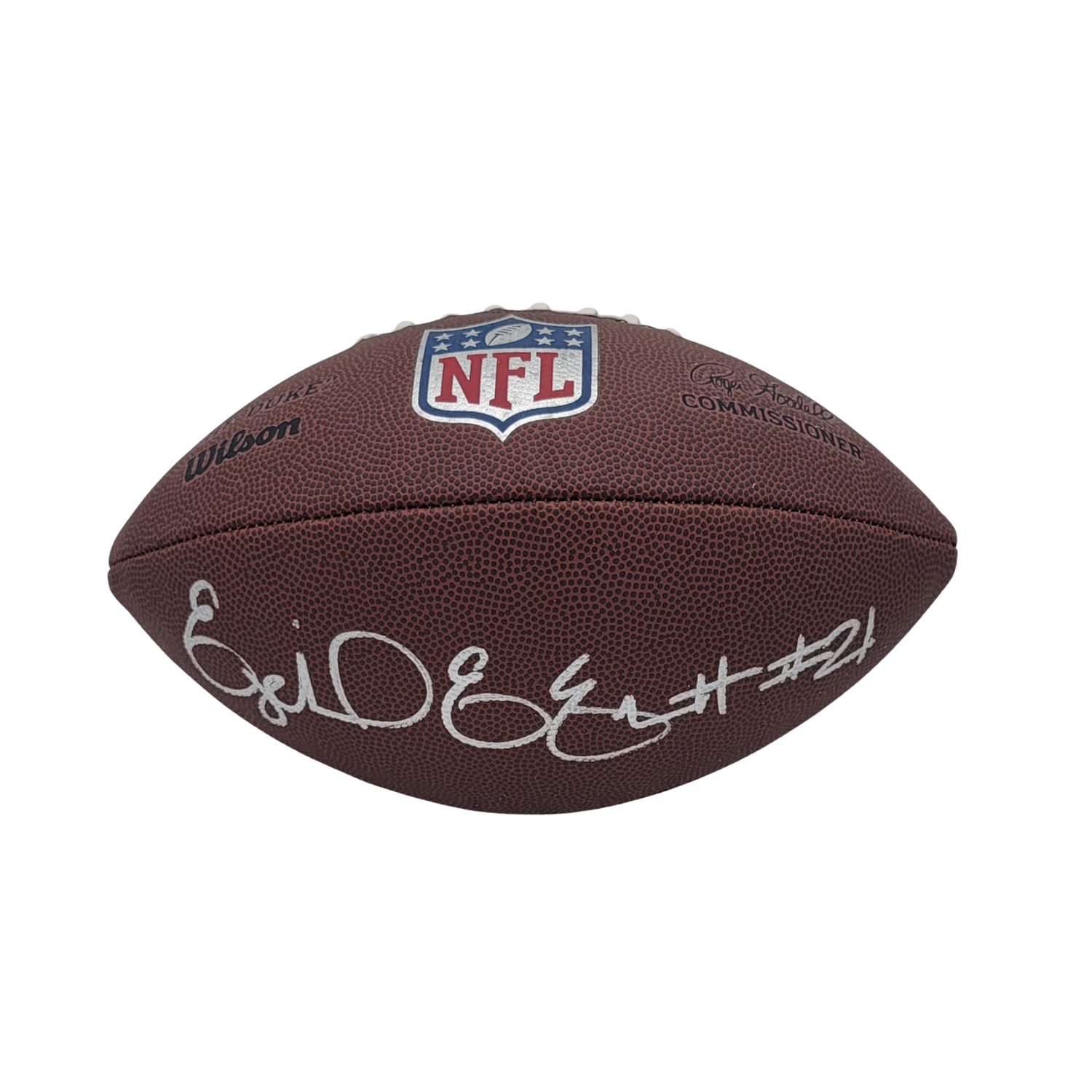 Ezekiel Elliott Signed Dallas Cowboys Duke Replica Football | - Beckett-Powers Sports Memorabilia