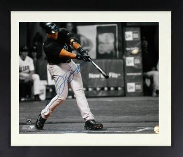 Frank Thomas Autographed Toronto Blue Jays Spotlight 16 x 20 Photograph Custom Framing- MAB Holo (500th Career HR- 6-28-07)-Powers Sports Memorabilia