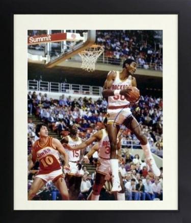 Ralph Sampson Autographed Houston Rockets 16 x 20 Photograph Custom Framing- Leaf Authentics Holo/COA-Powers Sports Memorabilia