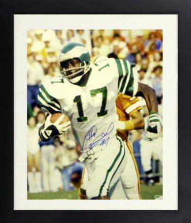 Harold Carmichael Autographed Philadelphia Eagles 16 x 20 Photograph Custom Framing- Leaf Authentics Hologram (HOF)-Powers Sports Memorabilia