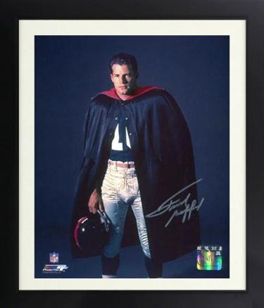 Frank Gifford Autographed New York Giants NFL Licensed 16 x 20 Photograph Custom Framing- Leaf Authentics (in Cape)-Powers Sports Memorabilia