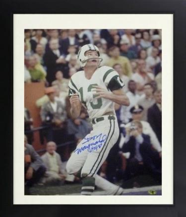 Don Maynard Autographed New York Jets 16 x 20 Photograph HOF 87 Custom Framing- COA-Powers Sports Memorabilia