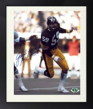 Jack Ham Autographed Pittsburgh Steelers 8 x 10 Photograph with HOF 88 Custom Framing- MAB Hologram/COA-Powers Sports Memorabilia
