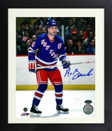 Ron Greschner Autographed New York Rangers NFL Licensed 8 x 10 Photograph Custom Framing- Leaf Hologram-Powers Sports Memorabilia