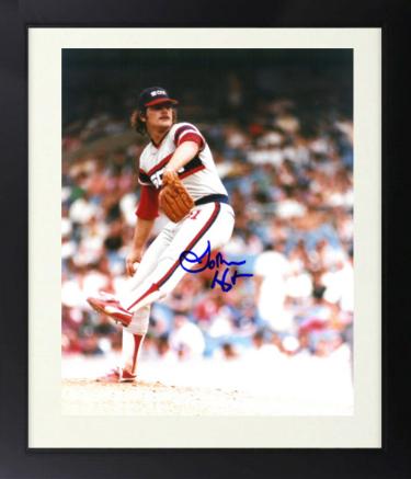 Lamarr Hoyt Autographed Chicago White Sox 8 x 10 Photograph Custom Framing- COA-Powers Sports Memorabilia