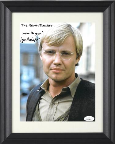 Jon Voight Autographed The Revolutionary 8 x 10 Photograph Love to you! Custom Framing- JSA #DD32855-Powers Sports Memorabilia