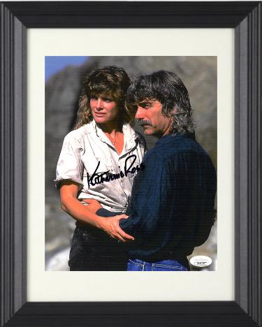 Katharine Ross Autographed Vintage 8 x 10 Photograph Best Wishes Custom Framing- JSA #DD39184 (with Sam Elliott)-Powers Sports Memorabilia