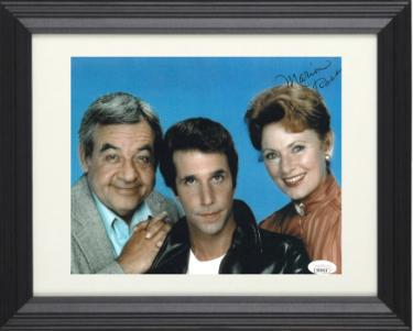Marion Ross Autographed Happy Days 8 x 10 Photograph Custom Framing with Tom Bosley & Henry Winkler- JSA #DD39310-Powers Sports Memorabilia
