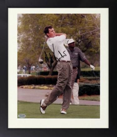 Matt Kuchar Autographed Golf 8 x 10 Photograph Custom Framing- Mounted Memories Hologram-Powers Sports Memorabilia