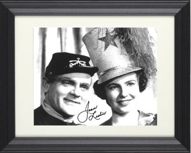 Joan Leslie Autographed Yankee Doodle Dandy Vintage B&W 8 x 10 Photograph Custom Framing- JSA Authentic #DD90944 (with James Cagney)-Powers Sports Memorabilia