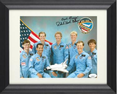 Robert "Hoot" Gibson Autographed NASA Astronaut Pilot 8 x 10 Photograph Best Always! Custom Framing- JSA #DD64522-Powers Sports Memorabilia