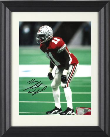 Antoine Winfield Autographed Ohio State Buckeyes NCAA Lincensed 8 x 10 Photograph #11 Custom Framing- COA-Powers Sports Memorabilia