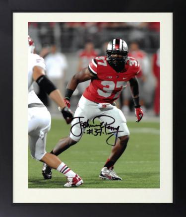 Joshua Perry Autographed Ohio State Buckeyes 8 x 10 Photograph #37 Custom Framing- COA-Powers Sports Memorabilia