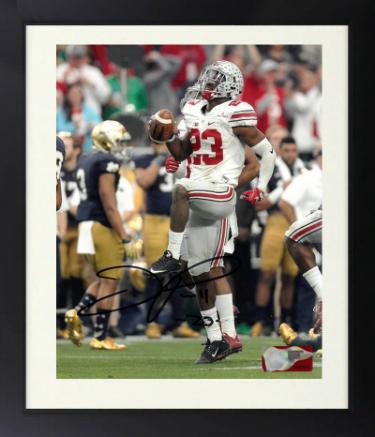 Tyvis Powell Autographed Ohio State Buckeyes NCAA Licensed 8 x 10 Photograph Custom Framing #23 - COA-Powers Sports Memorabilia