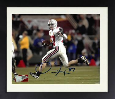 Dustin Fox Autographed Ohio State Buckeyes NCAA Licensed 8 x 10 Photograph Custom Framing #37- COA-Powers Sports Memorabilia