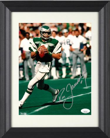 Ron Jaworski Autographed Philadelphia Eagles NFL Licensed 8 x 10 Photograph #7 Custom Framing- JSA Authentic-Powers Sports Memorabilia