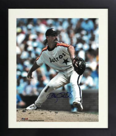 Doug Drabek Autographed Houston Astros MLB Licensed 8 x 10 Photograph Custom Framing- COA (1990 NL CY)-Powers Sports Memorabilia