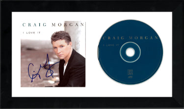 Craig Morgan Autographed 2002 I Love It Album Cover Booklet with CD 6.5x12 Custom Framing- JSA #GG08283-Powers Sports Memorabilia