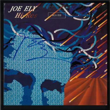 Joe Ely Autographed 1984 Hi-Res Album Cover/LP/Vinyl Record Custom Framing- JSA #GG08502-Powers Sports Memorabilia