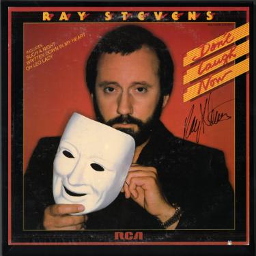 Ray Stevens Autographed 1982 Don't Laugh Now Album Cover/LP/Vinyl Record Custom Framing- JSA #GG08434-Powers Sports Memorabilia