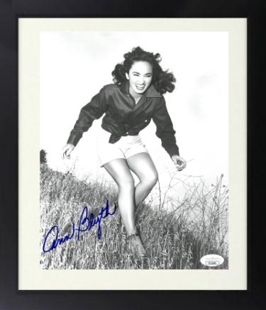 Ann Blyth Autographed Vintage Hollywood B&W 8 x 10 Photograph Custom Framing- JSA #II11049-Powers Sports Memorabilia