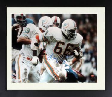 Larry Little Autographed Miami Dolphins NFL Licensed 16 x 20 Photograph HOF 93 Custom Framing- GTSM Holo/COA-Powers Sports Memorabilia