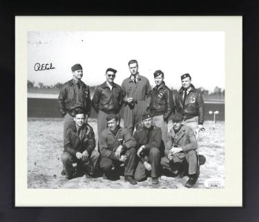 R.E. (Richard) Cole Autographed Doolittle Raiders China WWII 8 x 10 Photograph Custom Framing- JSA (Jimmy Doolittle Co-Pilot)-Powers Sports Memorabilia