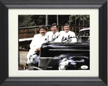 Bobby Allison & Donnie Allison dual Autographed NASCAR 8 x 10 Photograph Custom Framing- JSA #FF97836-Powers Sports Memorabilia