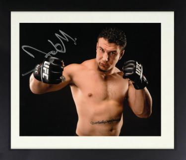 Frank Mir Autographed UFC Ultimate Fighting Championship/MMA 8 x 10 Photograph Custom Framing- COA-Powers Sports Memorabilia