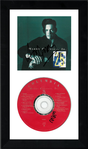 Harry Connick Jr. Autographed 1992 "25" Album Cover with CD 6.5x12 Custom Framing- JSA #KK58071-Powers Sports Memorabilia