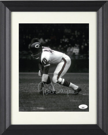 Gale Sayers Autographed Chicago Bears 8 x 10 Photograph Custom Framing- JSA #LL60570-Powers Sports Memorabilia