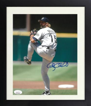 Doug Drabek Autographed Houston Astros 8 x 10 Photograph Custom Framing- JSA Witnessed (1990 NL CY Young Winner)-Powers Sports Memorabilia