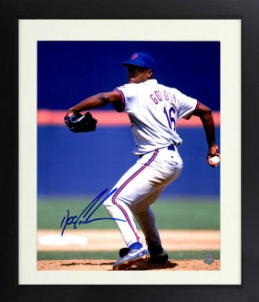 Dwight/Doc Gooden Autographed New York Mets 8 x 10 Photograph Custom Framing- AWM Hologram-Powers Sports Memorabilia