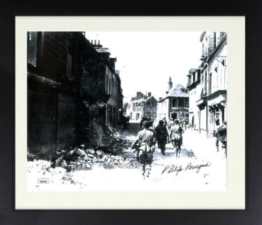 Philip P. Perugini Autographed WWII Band of Brothers 8 x 10 Photograph Custom Framing- JSA #SS17727- 101st ABD Easy Co 506th PIR-Powers Sports Memorabilia