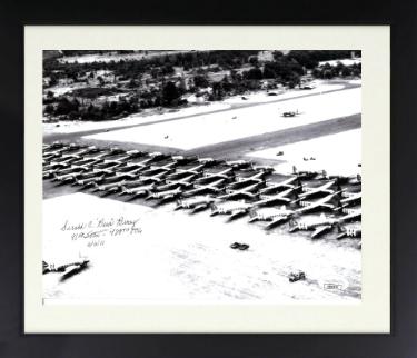 Gerald “Bud” Berry Autographed WWII 8 x 10 Photograph Custom Framing- JSA #AC92713- 91st Squadron/439th Troop Carrier Group-Powers Sports Memorabilia