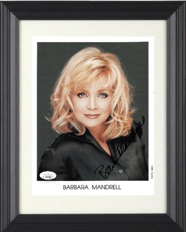 Barbara Mandrell Autographed 8 x 10 Photograph Custom Framing- JSA #SS51589 (Country Music Singer)-Powers Sports Memorabilia