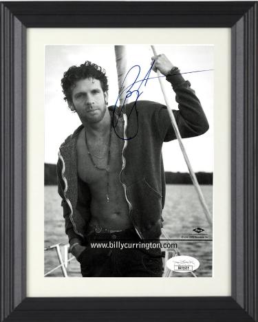 Billy Currington Autographed 2005 Mercury Record 5x7 Promo Photograph Custom Framing- JSA #SS51635-Powers Sports Memorabilia