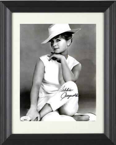 Debbie Reynolds Autographed Vintage B&W 8 x 10 Photograph Custom Framing- JSA #LL60563-Powers Sports Memorabilia