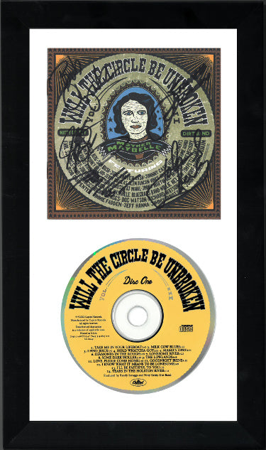 NITTY GRITTY DIRT BAND Autographed 2002 Will The Circle Be Broken Album Cover CD Booklet 6.5x12 Custom Framing – COA-Powers Sports Memorabilia