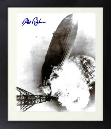 Robert Buchanan Autographed 8 x 10 Photograph Custom Framing- PSA #AD31669 (1937 Hindenburg Disaster/Ground Crew Member)-Powers Sports Memorabilia