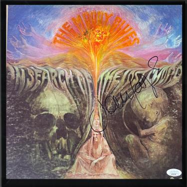 John Lodge Autographed Moody Blues 1968 In Search of the Lost Chord Album/Record/LP Custom Framing- JSA #AC92452-Powers Sports Memorabilia