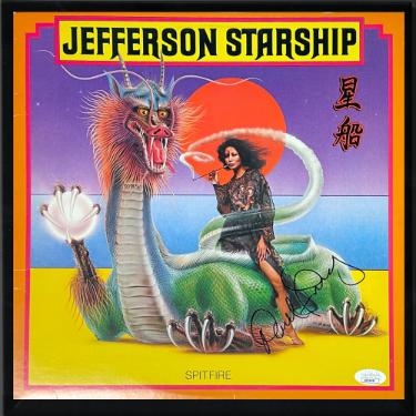 David Frieberg Autographed Jefferson Starship 1976 Spitfire Album/Record/LP Custom Framing- JSA-Powers Sports Memorabilia