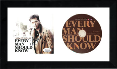 Harry Connick, Jr Autographed 2013 Every Man Should Know Album Cover Booklet with CD 6.5x12 Custom Framing– JSA #AC92194-Powers Sports Memorabilia
