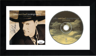 John Michael Montgomery Autographed 2002 Pictures Album Cover Booklet with CD 6.5x12 Custom Framing- JSA #LL60199-Powers Sports Memorabilia