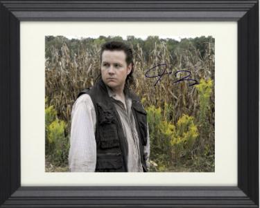 Josh McDermitt Autographed The Walking Dead Eugene Porter 8 x 10 Photograph Custom Framing- COA-Powers Sports Memorabilia