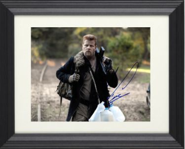 Michael Cudlitz Autographed The Walking Dead Abraham Ford 8 x 10 Photograph Custom Framing- COA-Powers Sports Memorabilia